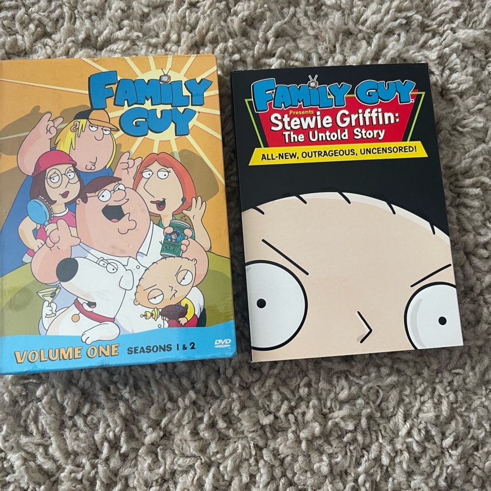 Family Guy Season 1&2 & Stewie Griffin DVD